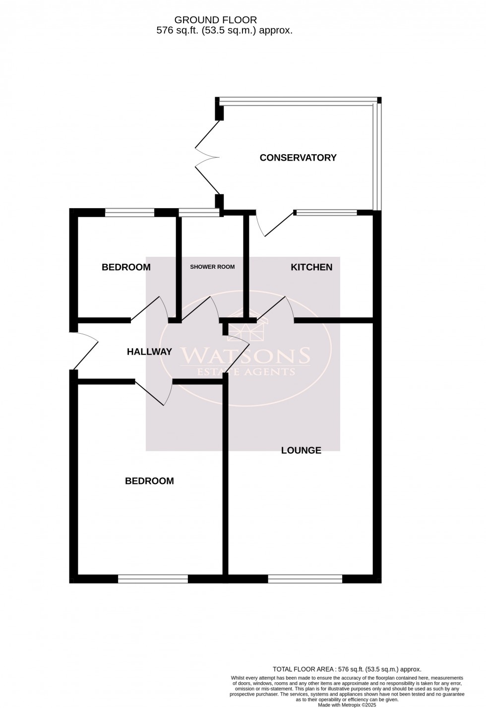 Floorplan for Westwood, Nottingham