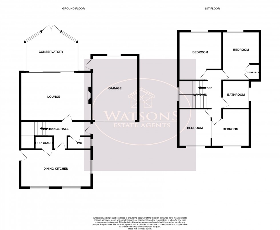 Floorplan for Kimberley, Nottingham