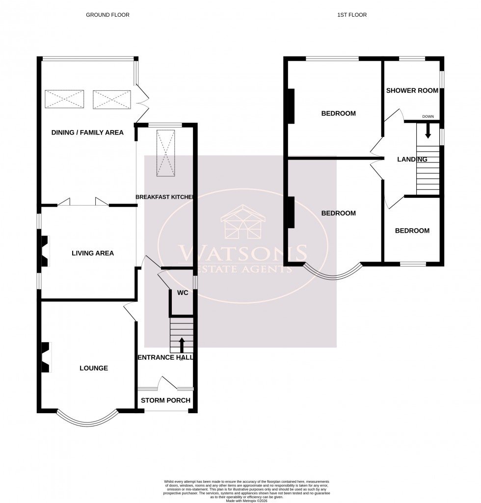 Floorplan for Stanley, Ilkeston, Derbyshire