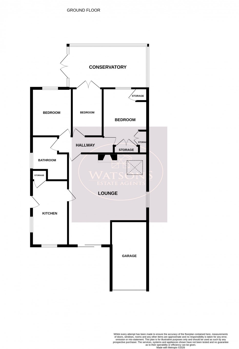 Floorplan for Selston, Nottingham