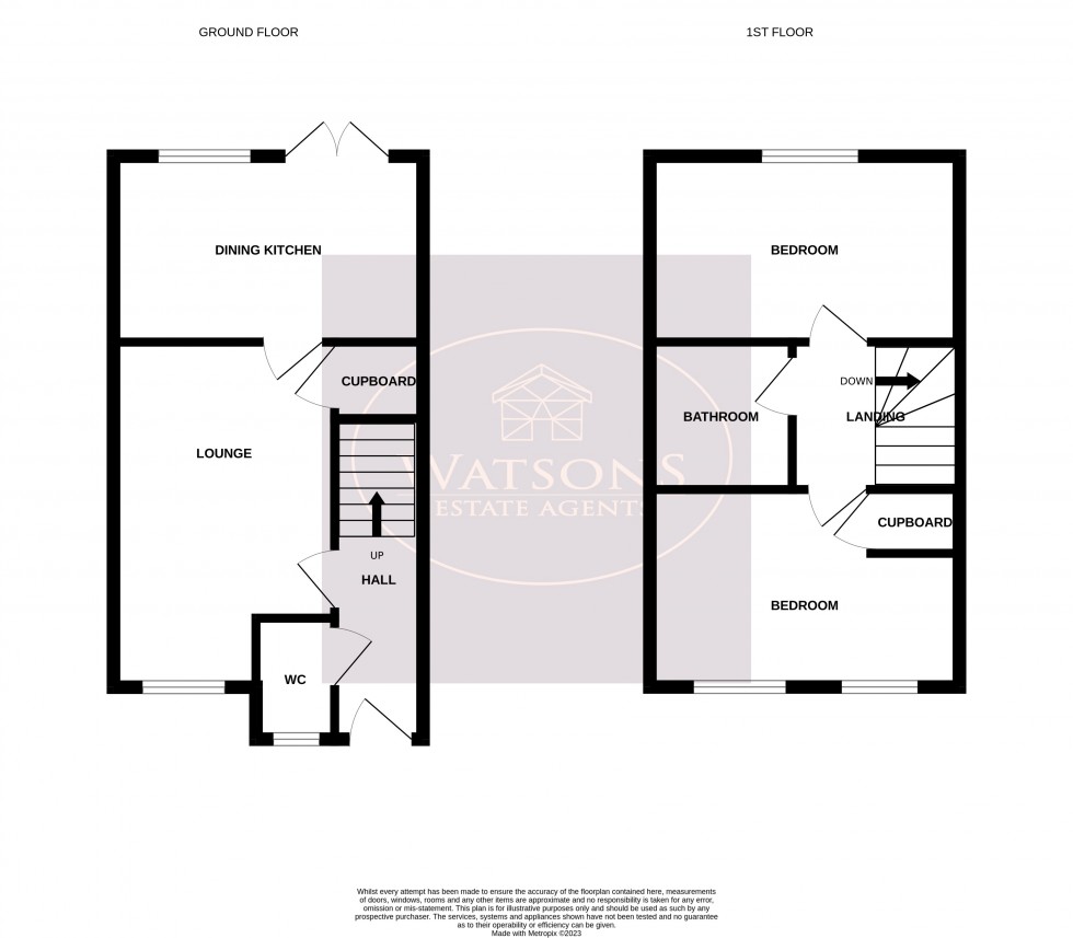 Floorplan for Eastwood, Nottingham