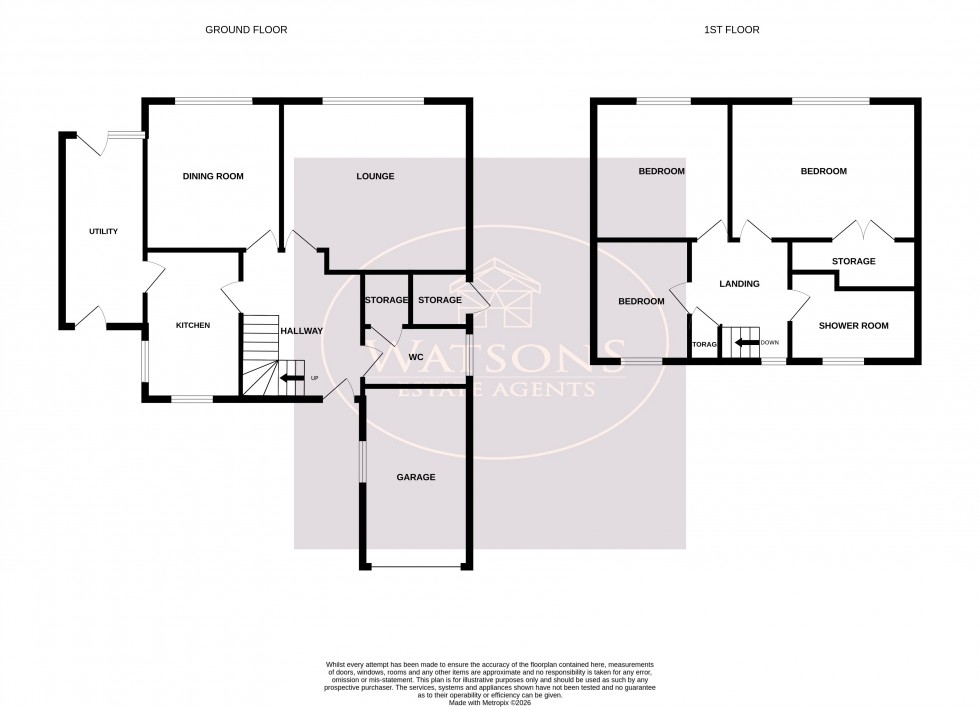Floorplan for Eastwood, Nottingham
