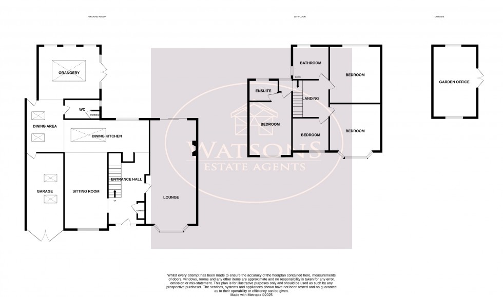 Floorplan for Nuthall, Nottingham