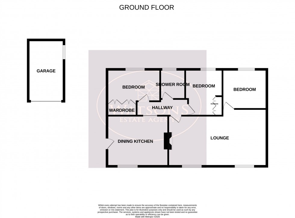 Floorplan for Selston, Nottingham