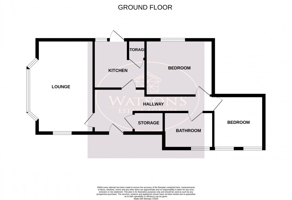 Floorplan for Eastwood, Nottingham