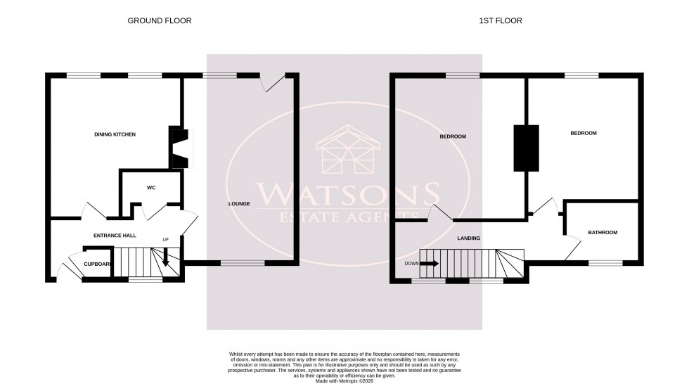 Floorplan for Kimberley, Nottingham