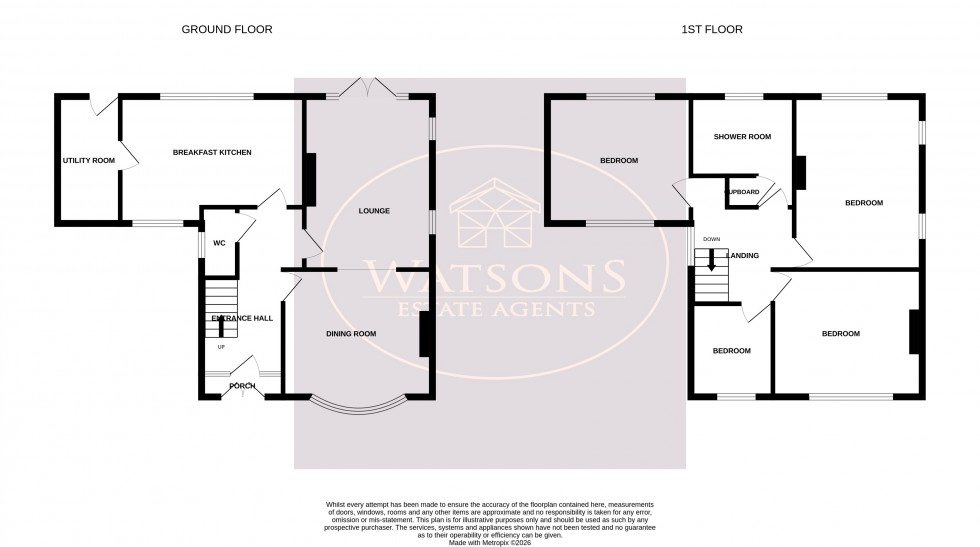 Floorplan for Kimberley, Nottingham