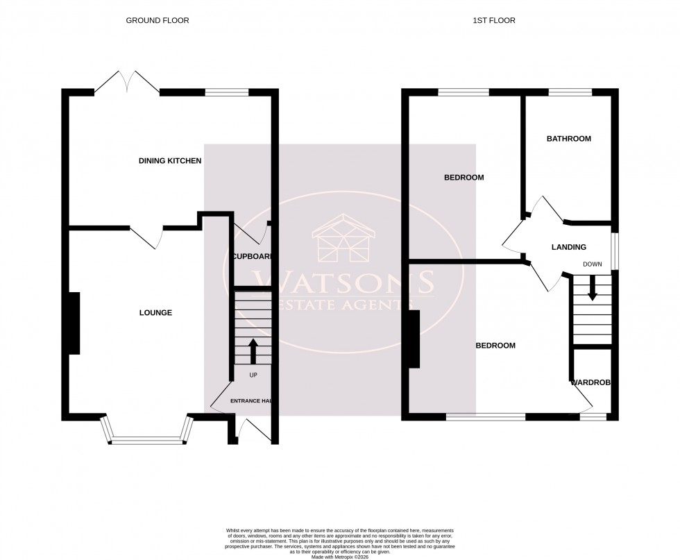Floorplan for Awsworth, Nottingham