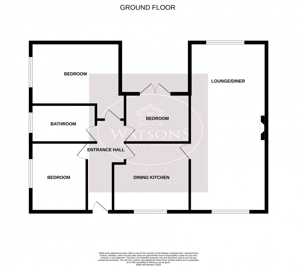 Floorplan for Nuthall, Nottingham