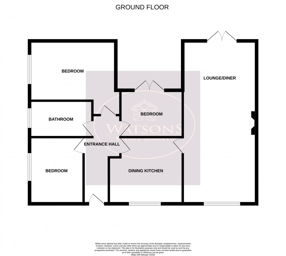 Floorplan for Nuthall, Nottingham