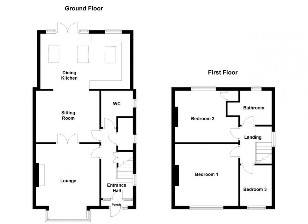 Floorplan for Nuthall, Nottingham