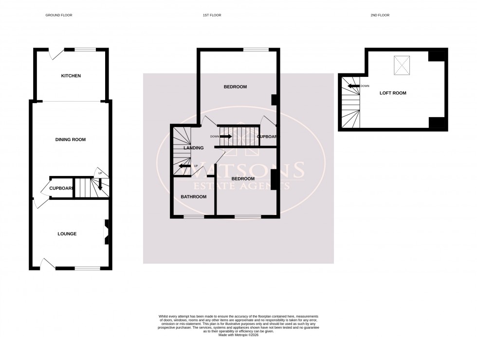 Floorplan for Langley Mill, Nottingham, Derbyshire