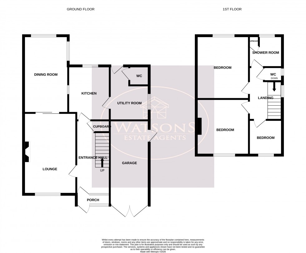 Floorplan for Nuthall, Nottingham