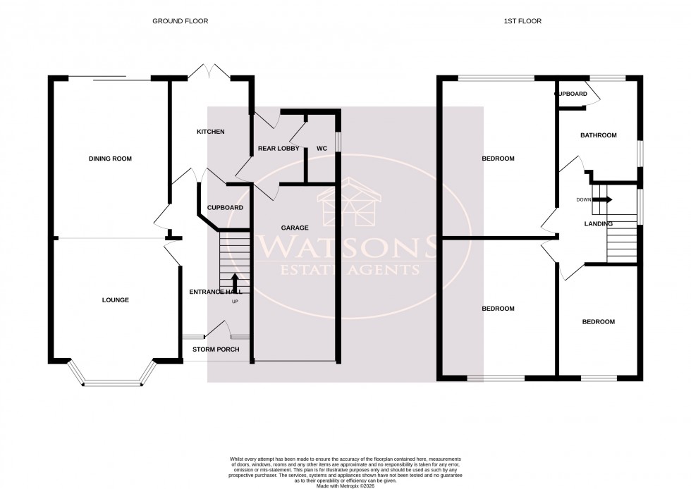 Floorplan for Nuthall, Nottingham