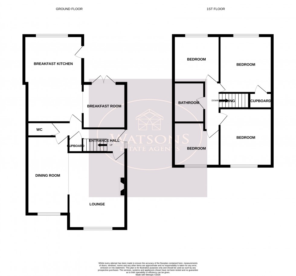 Floorplan for Nuthall, Nottingham