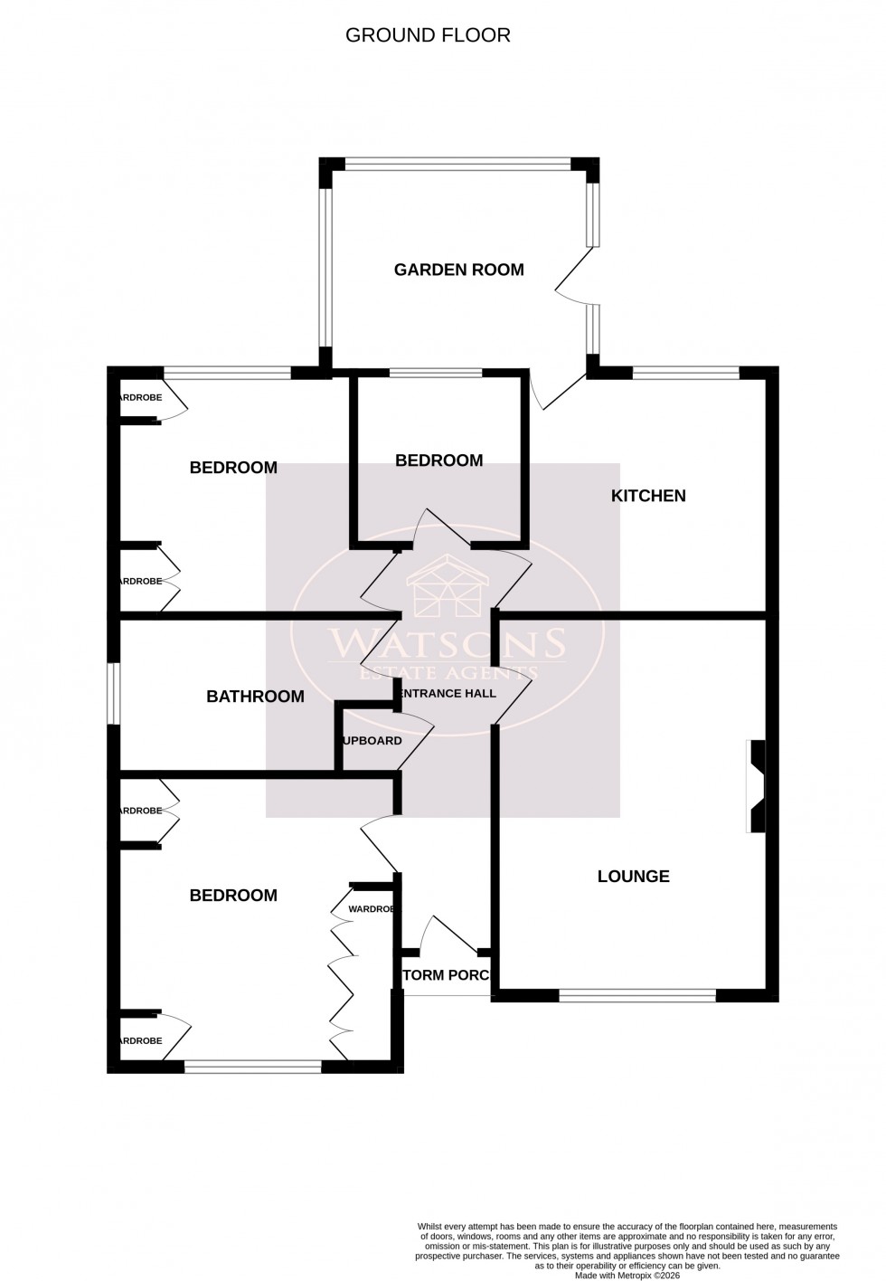Floorplan for Kimberley, Nottingham