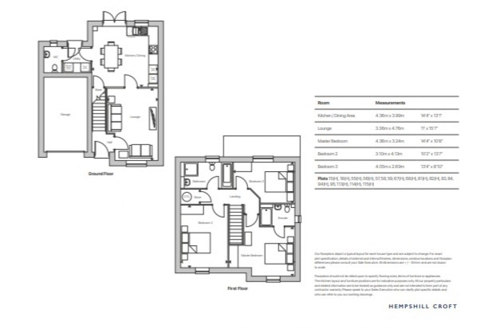 Floorplan for Nuthall, Nottingham
