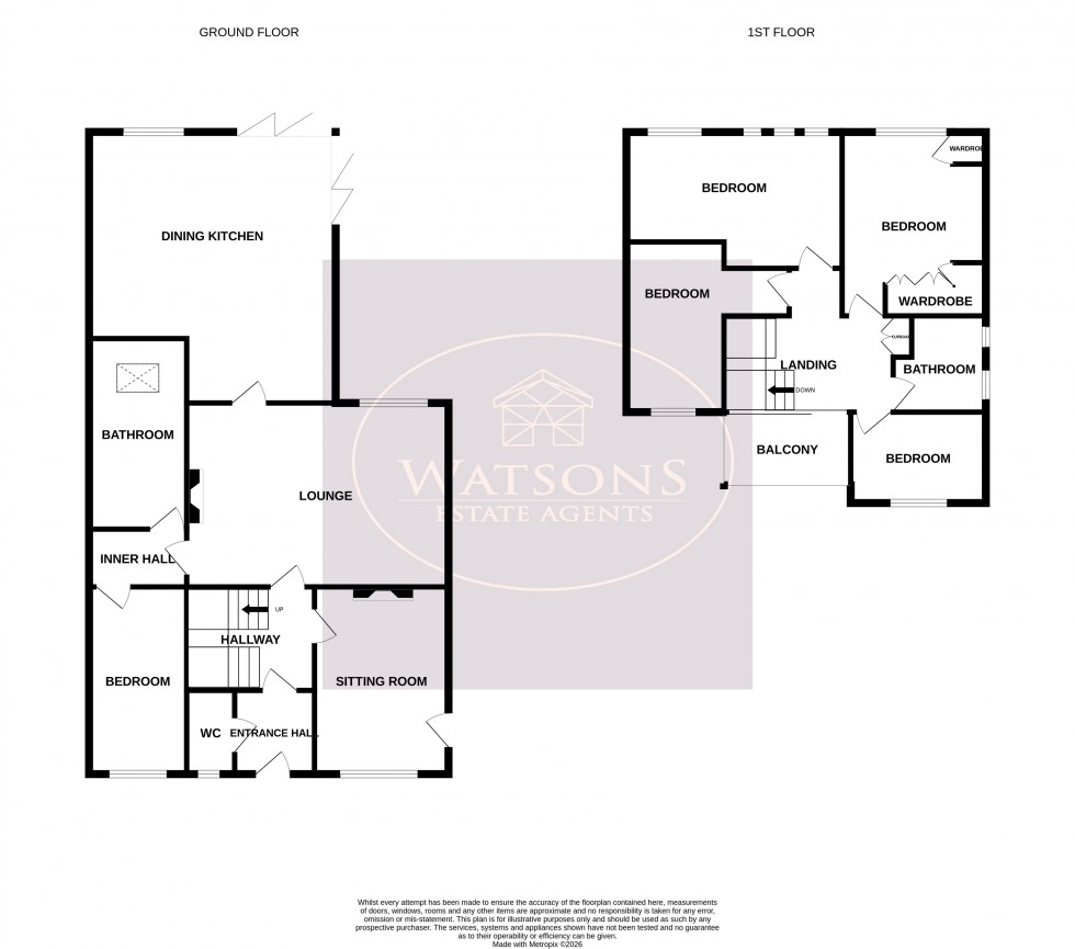 Floorplan for Nuthall, Nottingham