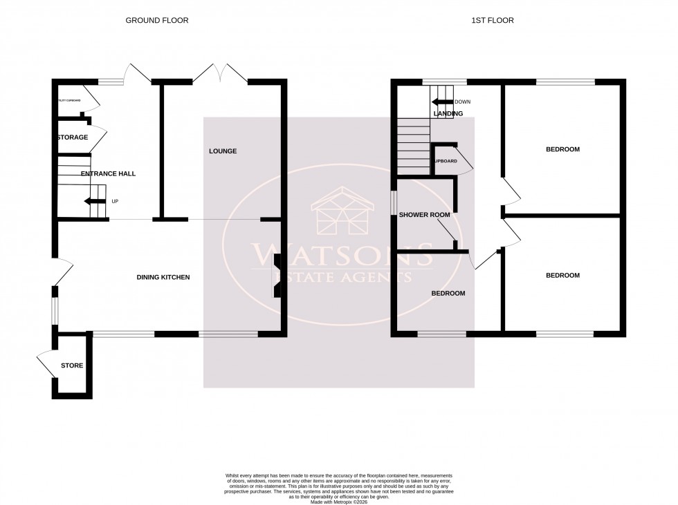 Floorplan for Nuthall, Nottingham