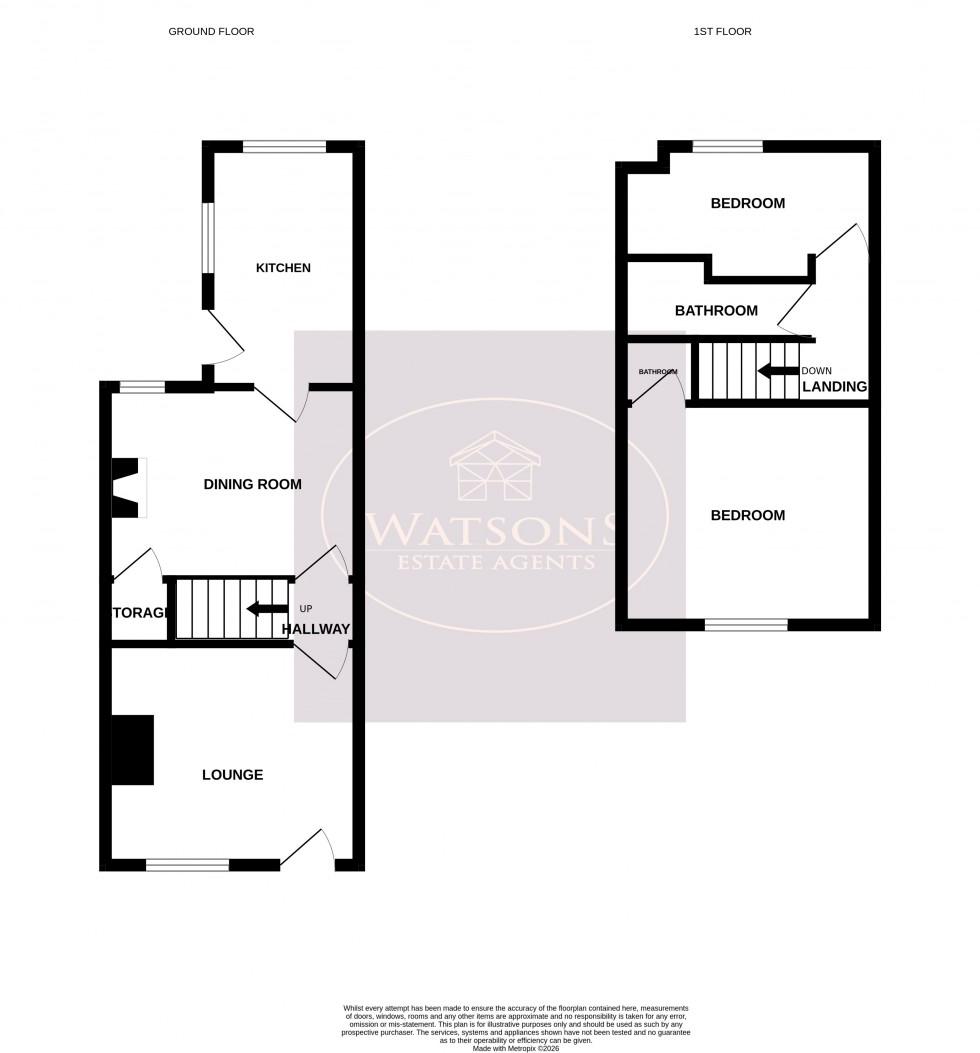 Floorplan for Langley Mill, Derbyshire