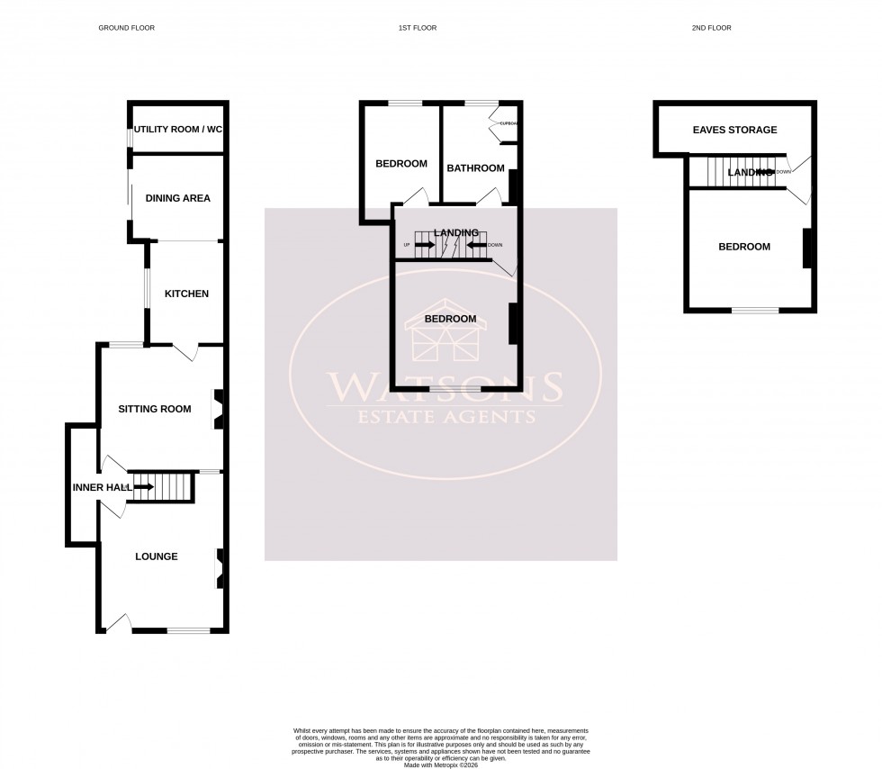 Floorplan for Kimberley, Nottingham