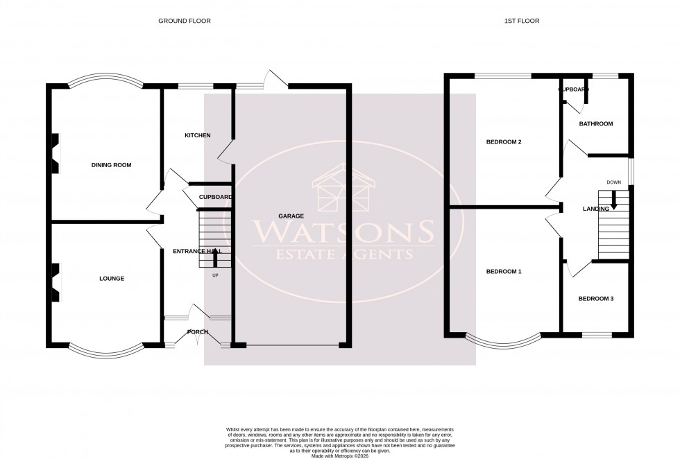 Floorplan for Langley Mill, Nottingham, Derbyshire