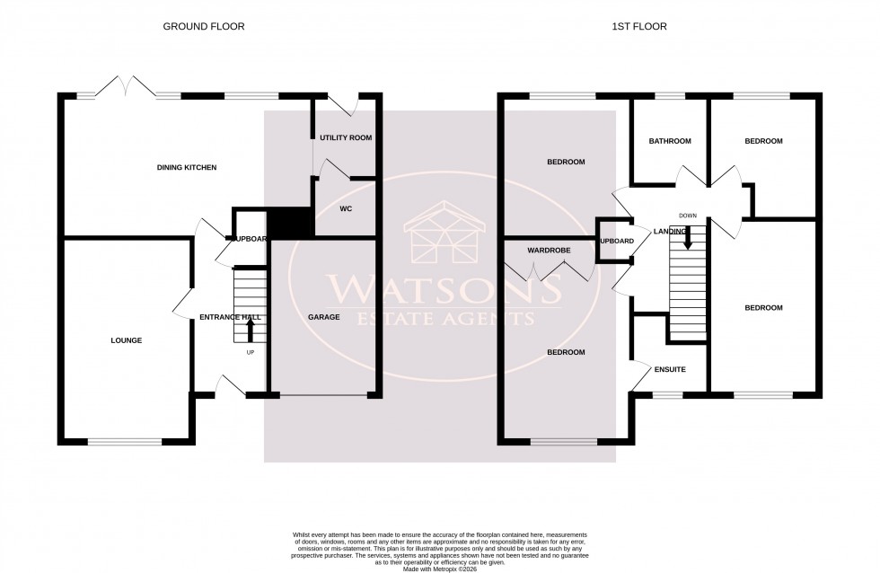 Floorplan for Colney Way, Nottingham