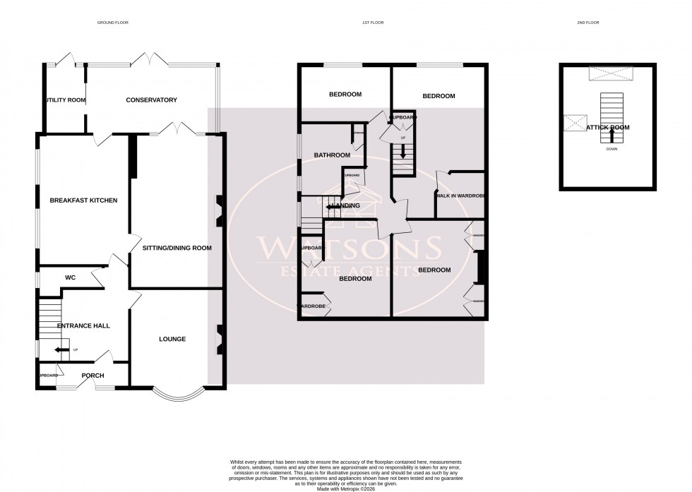 Floorplan for Nuthall, Nottingham
