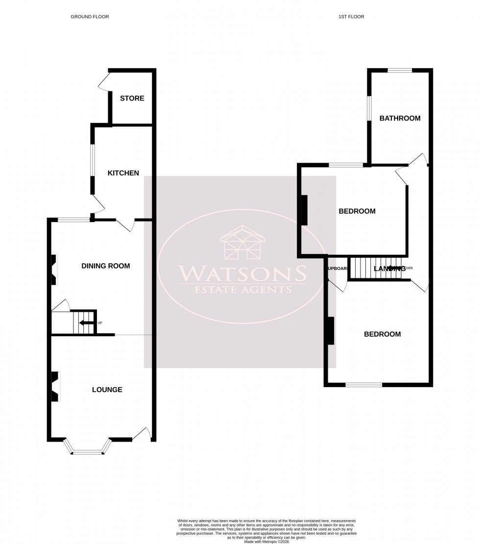 Floorplan for Park Drive, Ilkeston, Derbyshire