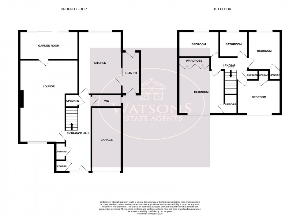Floorplan for Nuthall, Nottingham