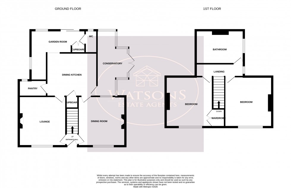 Floorplan for Eastwood, Nottingham
