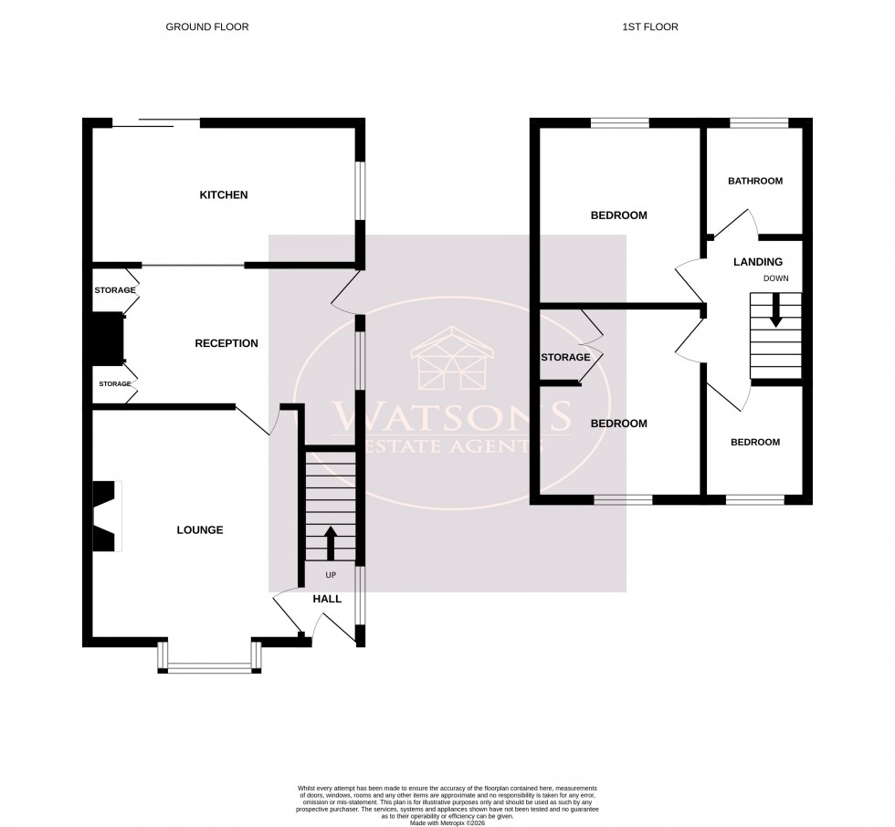 Floorplan for Eastwood, Nottingham