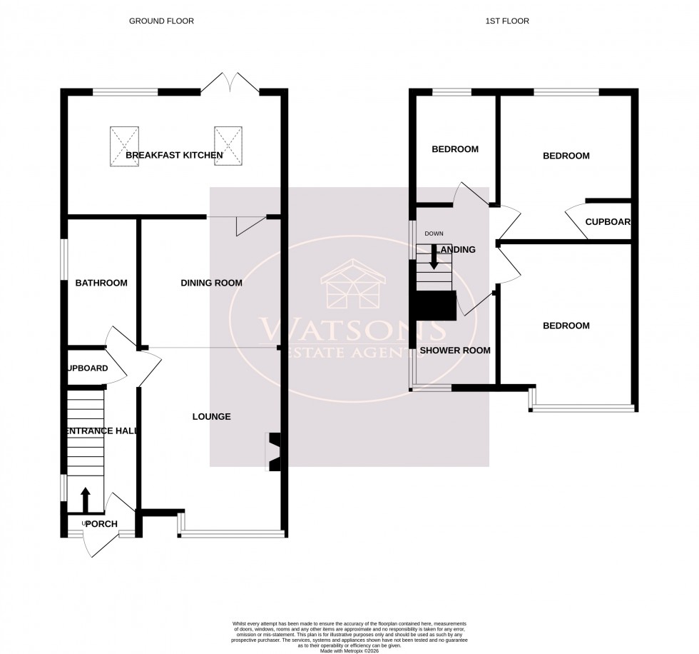 Floorplan for Western Gardens, Nottingham