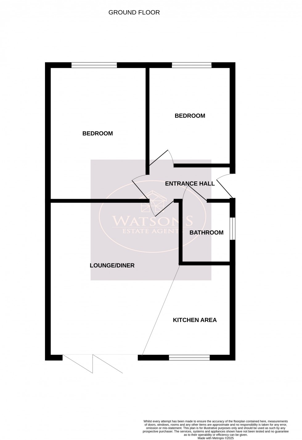 Floorplan for Awsworth, Nottingham