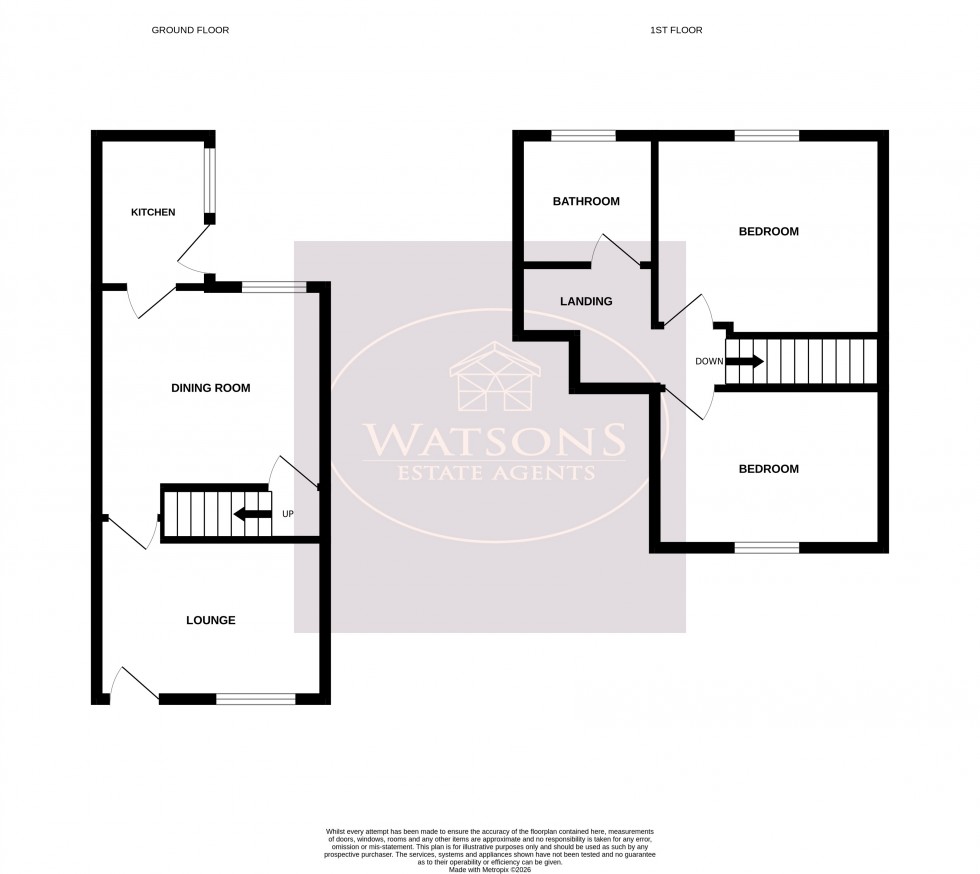 Floorplan for Eastwood, Nottingham
