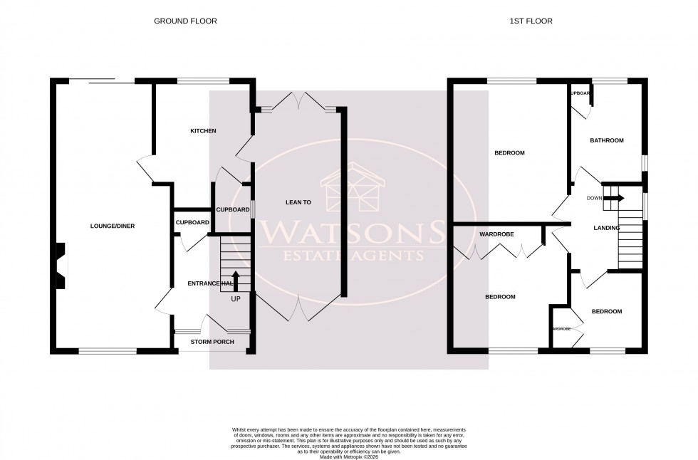 Floorplan for Nuthall, Nottingham