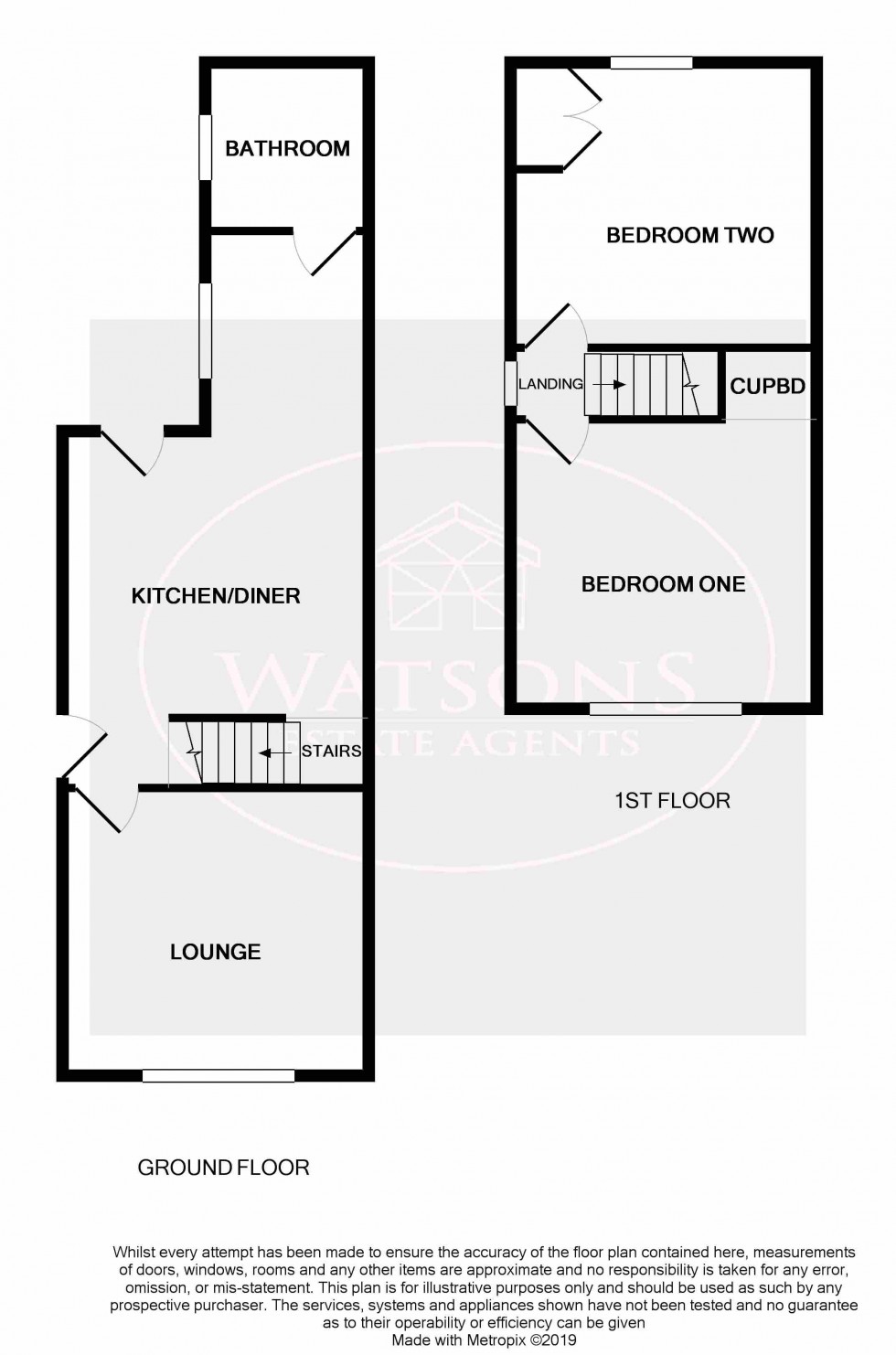 Floorplan for Langley Mill, Nottingham