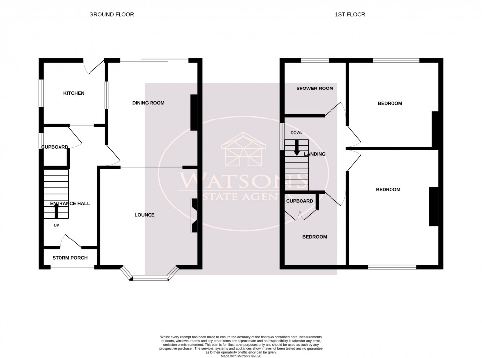 Floorplan for Eastwood, Nottingham