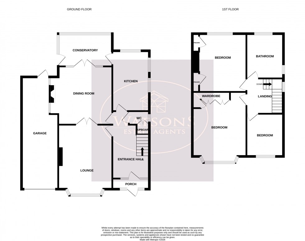 Floorplan for Aspley Park Drive, Nottingham
