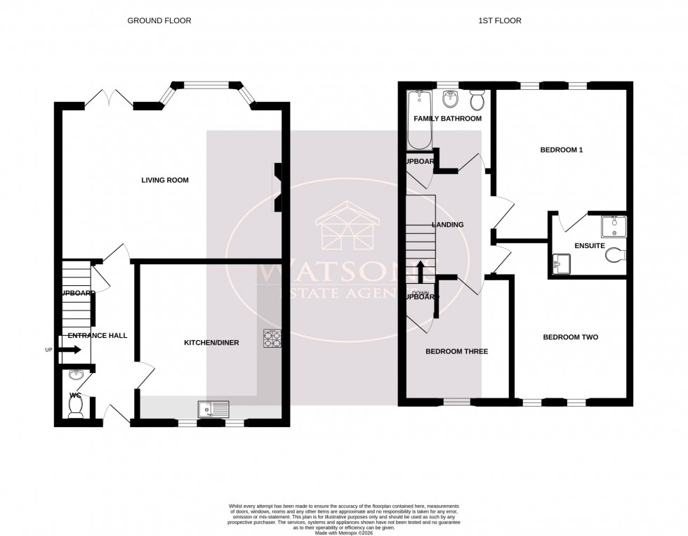 Floorplan for Riddings, Alfreton, Derbyshire
