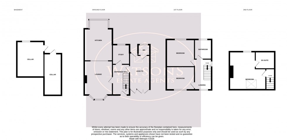 Floorplan for Eastwood, Nottingham