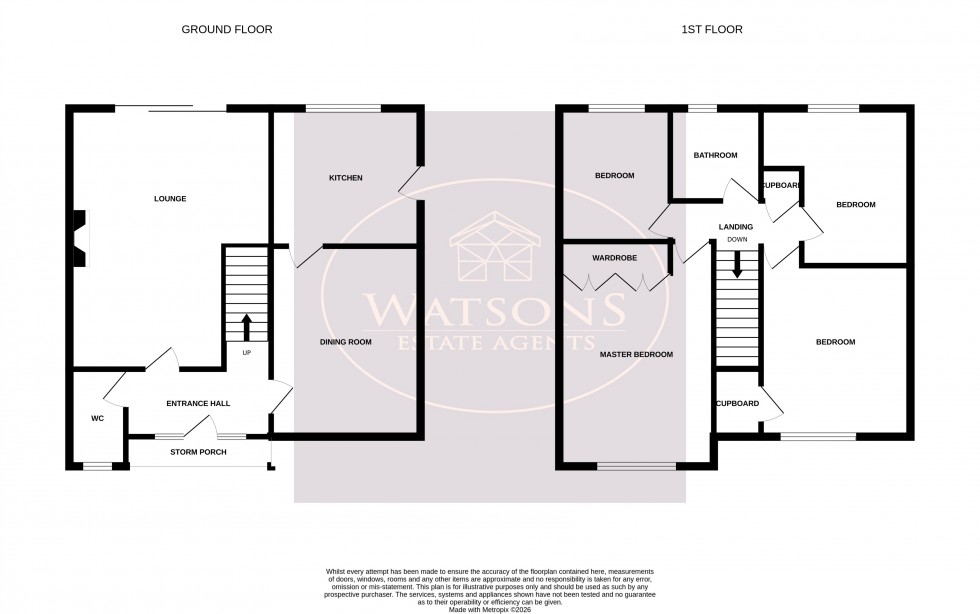 Floorplan for Kimberley, Nottingham