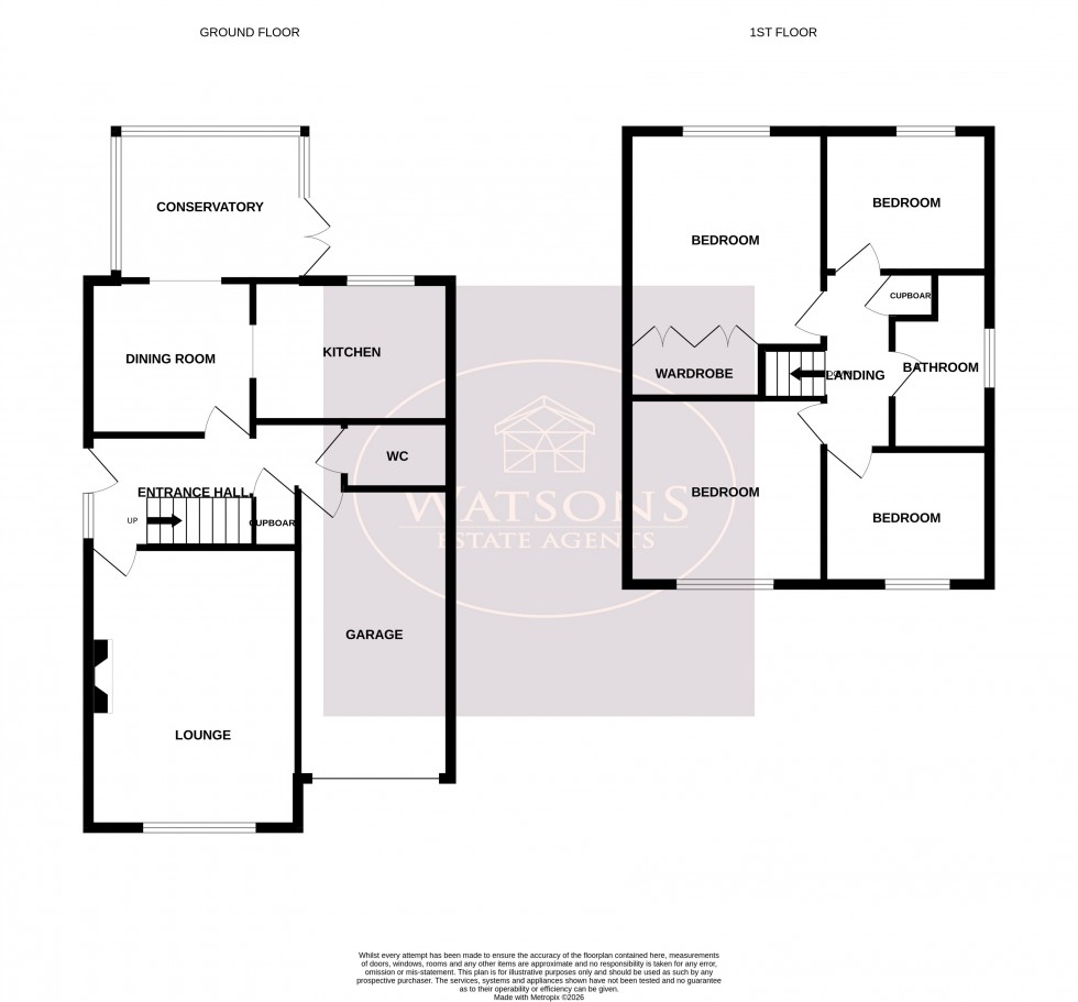 Floorplan for Nuthall, Nottingham, Nottinghamshire