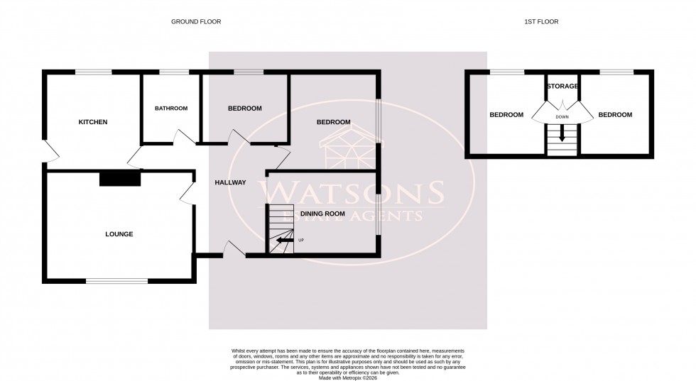 Floorplan for Newthorpe, Nottingham