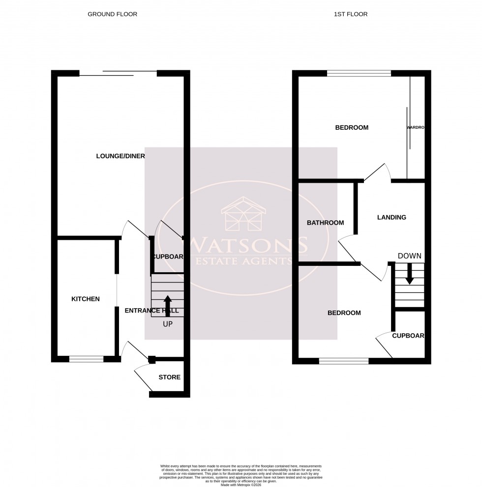 Floorplan for Kimberley, Nottingham