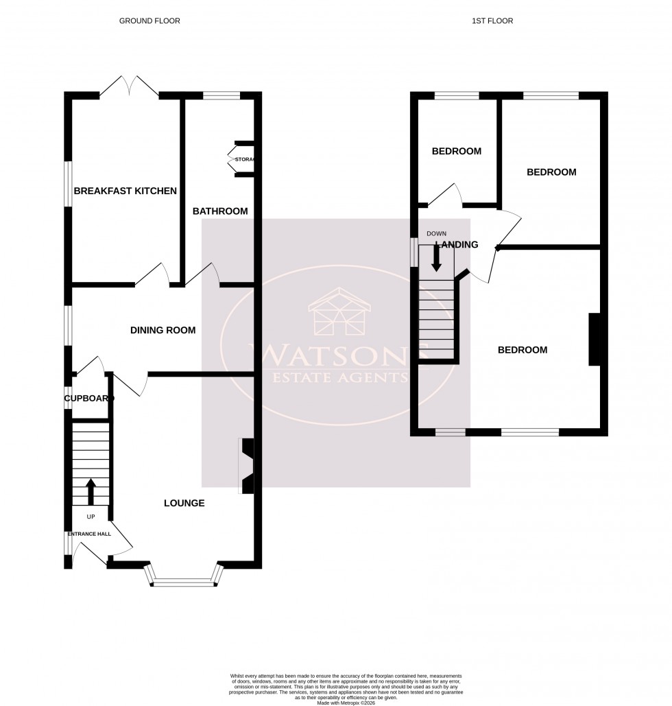 Floorplan for Plantation Road, Nottingham