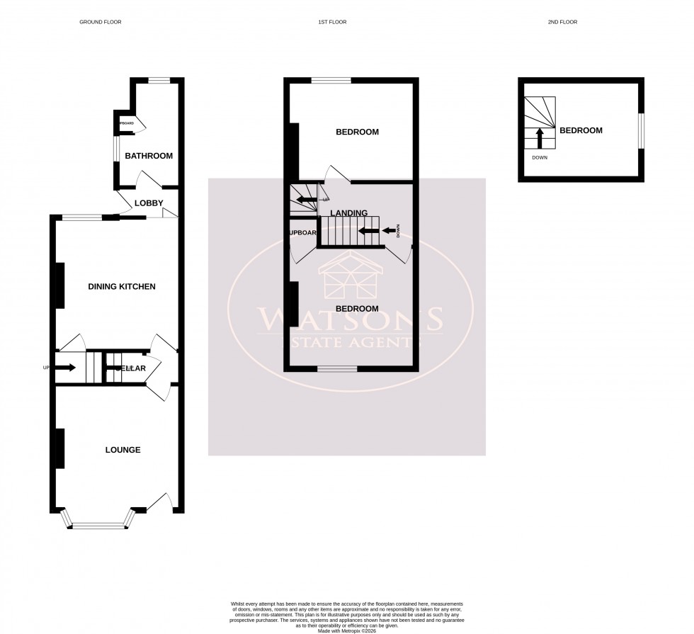 Floorplan for Wallis Street, Nottingham