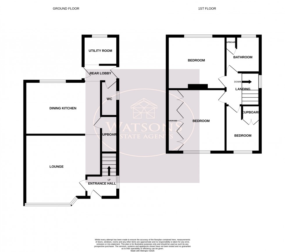 Floorplan for Nuthall, Nottingham