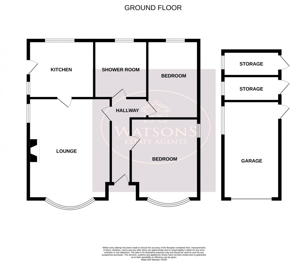 Floorplan for Eastwood, Nottingham