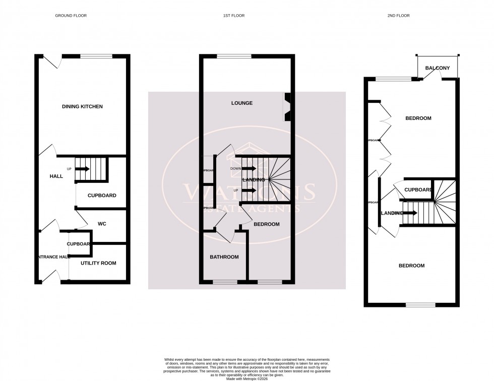Floorplan for Aberford Avenue, Nottingham